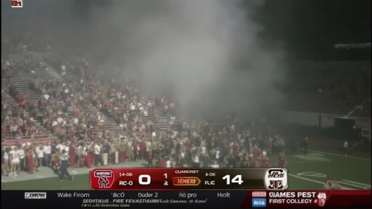 Food truck fire sends smoke over Allegacy Stadium during NC State–Wake Forest game