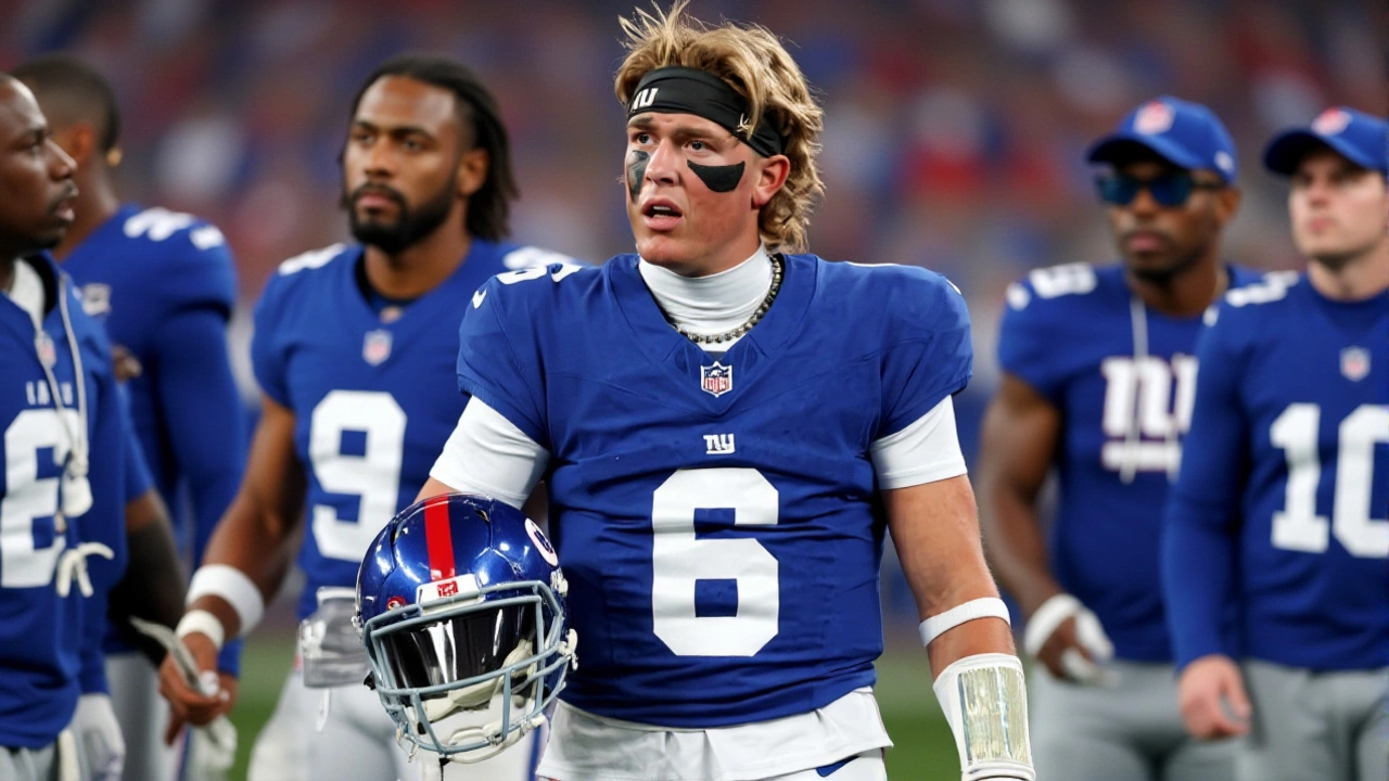 Giants bench Russell Wilson, start rookie Jaxson Dart vs Chargers